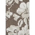 5' X 8' Brown And Ivory Floral Washable Area Rug With UV Protection