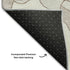 5' X 8' Ivory And Gray Floral Washable Area Rug With UV Protection