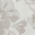 5' X 8' Ivory And Gray Floral Washable Area Rug With UV Protection