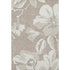 8' X 10' Taupe And Ivory Floral Washable Area Rug With UV Protection