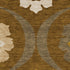 9' X 12' Coffee Gold And Beige Medallion Washable Area Rug With UV Protection