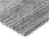 5' X 8' Gray And Silver Striped Washable Area Rug With UV Protection