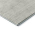8' Ivory And Beige Striped Washable Round Rug With UV Protection