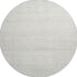 8' Ivory And Beige Striped Washable Round Rug With UV Protection