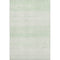 5' X 8' Mint Green And Ivory Striped Washable Area Rug With UV Protection