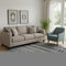 8' Black Gray And Blue Southwestern Washable Round Rug With UV Protection