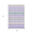 5' X 8' Lavender Pink And Green Southwestern Washable Area Rug With UV Protection
