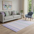 5' X 8' Lavender Pink And Green Southwestern Washable Area Rug With UV Protection