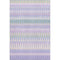 5' X 8' Lavender Pink And Green Southwestern Washable Area Rug With UV Protection