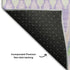 5' X 8' Lavender Pink And Green Southwestern Washable Area Rug With UV Protection