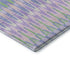 5' X 8' Lavender Pink And Green Southwestern Washable Area Rug With UV Protection