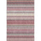 5' X 8' Mauve Blush And Ivory Southwestern Washable Area Rug With UV Protection