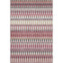 8' X 10' Mauve Blush And Ivory Southwestern Washable Area Rug With UV Protection