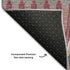 8' X 10' Mauve Blush And Ivory Southwestern Washable Area Rug With UV Protection