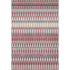 8' X 10' Mauve Blush And Ivory Southwestern Washable Area Rug With UV Protection