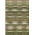 8' X 10' Olive Green Ivory And Brown Southwestern Washable Area Rug With UV Protection