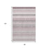 8' X 10' Pink Ivory And Gray Southwestern Washable Area Rug With UV Protection