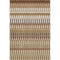 8' X 10' Terra Cotta Ivory And Beige Southwestern Washable Area Rug With UV Protection