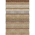 8' X 10' Terra Cotta Ivory And Beige Southwestern Washable Area Rug With UV Protection