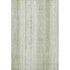 8' X 10' Artichoke Green And Ivory Striped Washable Area Rug With UV Protection