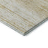 9' X 12' Gold And Ivory Striped Washable Area Rug With UV Protection