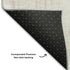 5' X 8' Pink And Ivory Striped Washable Area Rug With UV Protection
