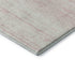 5' X 8' Pink And Ivory Striped Washable Area Rug With UV Protection