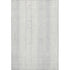 8' X 10' Silver And Ivory Striped Washable Area Rug With UV Protection