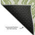 5' X 8' Green And Ivory Geometric Washable Area Rug With UV Protection