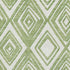 5' X 8' Green And Ivory Geometric Washable Area Rug With UV Protection