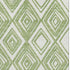 5' X 8' Green And Ivory Geometric Washable Area Rug With UV Protection