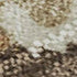 5' X 8' Chocolate Ivory And Beige Abstract Washable Area Rug With UV Protection