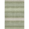 8' X 10' Artichoke Green And Beige Striped Washable Area Rug With UV Protection
