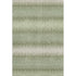 9' X 12' Artichoke Green And Beige Striped Washable Area Rug With UV Protection