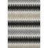 5' X 8' Black Gray And Ivory Striped Washable Area Rug With UV Protection