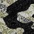5' X 8' Black Gray And Beige Floral Washable Area Rug With UV Protection