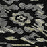 5' X 8' Black Gray And Beige Floral Washable Area Rug With UV Protection
