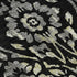 8' X 10' Black Gray And Beige Floral Washable Area Rug With UV Protection