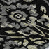 8' X 10' Black Gray And Beige Floral Washable Area Rug With UV Protection