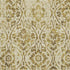 8' X 10' Gold And Beige Floral Washable Area Rug With UV Protection