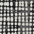 5' X 8' Black And Ivory Polka Dot Washable Area Rug With UV Protection