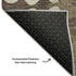 5' X 8' Brown And Beige Polka Dot Washable Area Rug With UV Protection