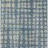 5' X 8' Denim Blue And Beige Polka Dot Washable Area Rug With UV Protection