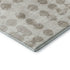 8' X 10' Ivory And Beige Polka Dot Washable Area Rug With UV Protection