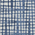 8' X 10' Navy Blue And Ivory Polka Dot Washable Area Rug With UV Protection