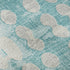 5' X 8' Teal And Ivory Polka Dot Washable Area Rug With UV Protection