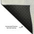 5' X 8' Black And Ivory Abstract Geometric Washable Area Rug With UV Protection