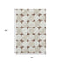 5' X 8' Brown And Ivory Abstract Geometric Washable Area Rug With UV Protection