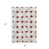 8' X 10' Burgundy And Ivory Abstract Geometric Washable Area Rug With UV Protection