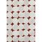 8' X 10' Burgundy And Ivory Abstract Geometric Washable Area Rug With UV Protection